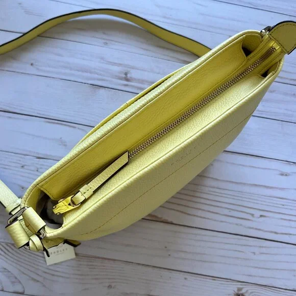 Radley London Rivington Medium Crossbody Bag Yellow - NEW WITH COSMETIC DEFECT - Picture 6 of 11